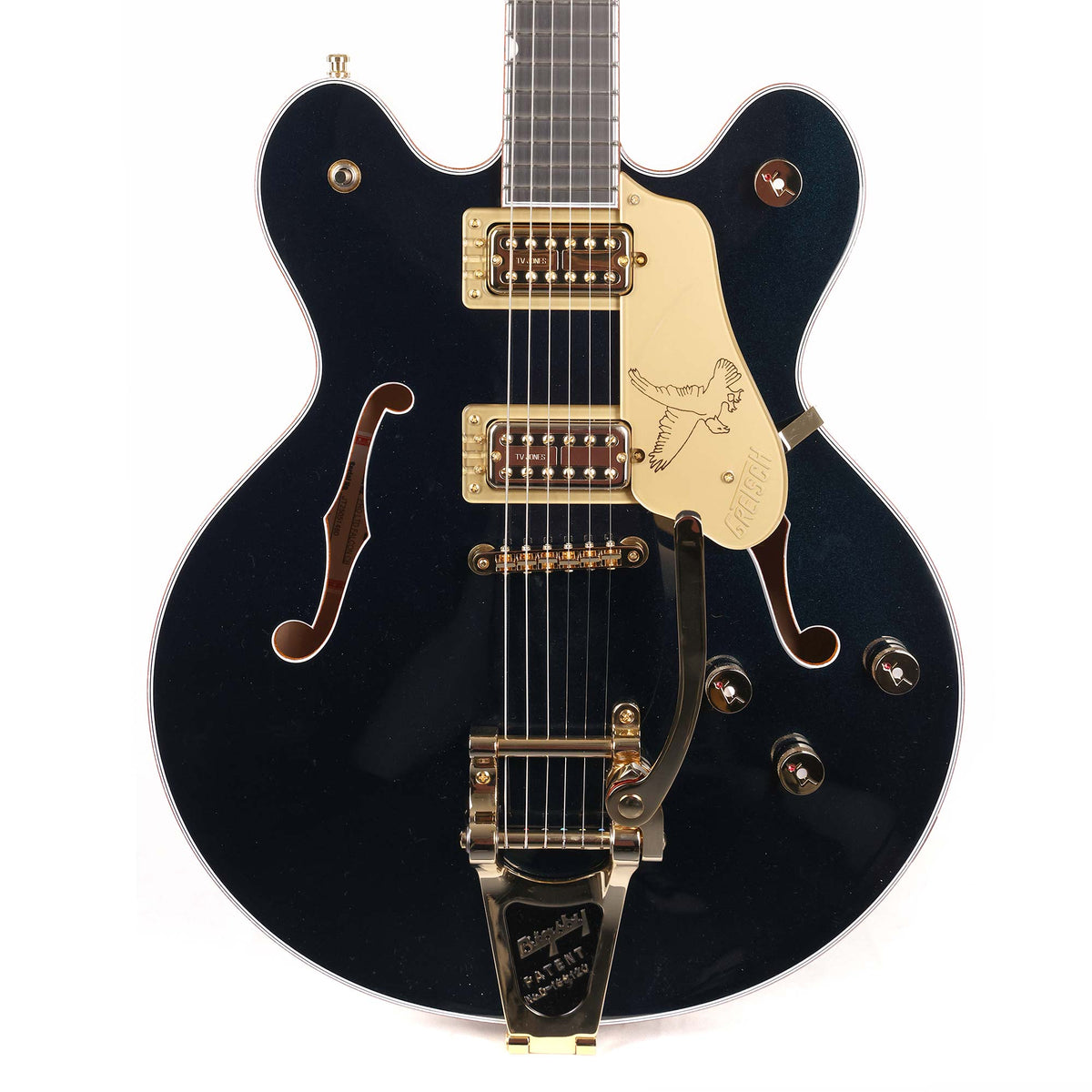 Gretsch Falcon Center Block LTD Double-Cut with String-Thru Bigsby Midnight Sapphire — 1