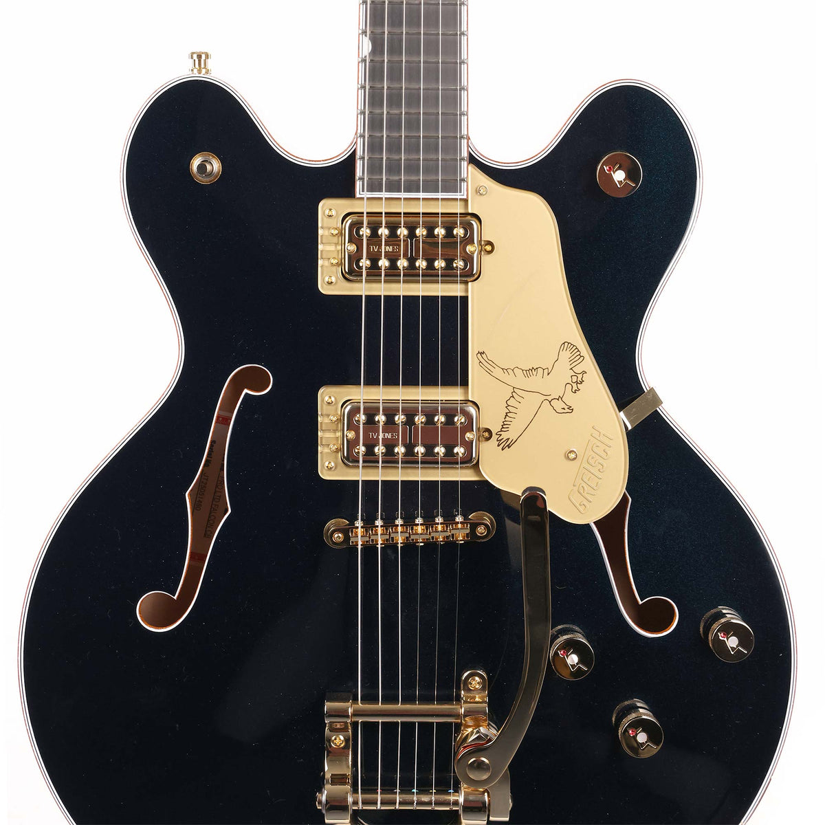 Gretsch Falcon Center Block LTD Double-Cut with String-Thru Bigsby Midnight Sapphire — 4