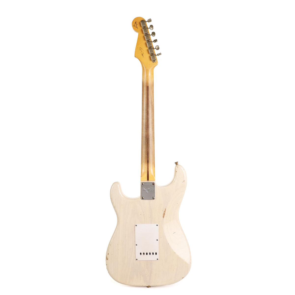 Fender Custom Shop Eric Clapton Stratocaster Masterbuilt Todd Krause Journeyman Relic Aged White Blonde — 4