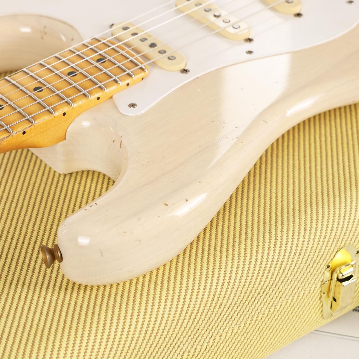 Fender Custom Shop Eric Clapton Stratocaster Masterbuilt Todd Krause Journeyman Relic Aged White Blonde — 8