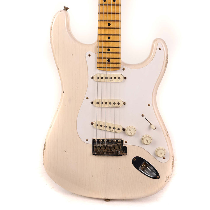 Fender Custom Shop Eric Clapton Stratocaster Masterbuilt Todd Krause Journeyman Relic Aged White Blonde