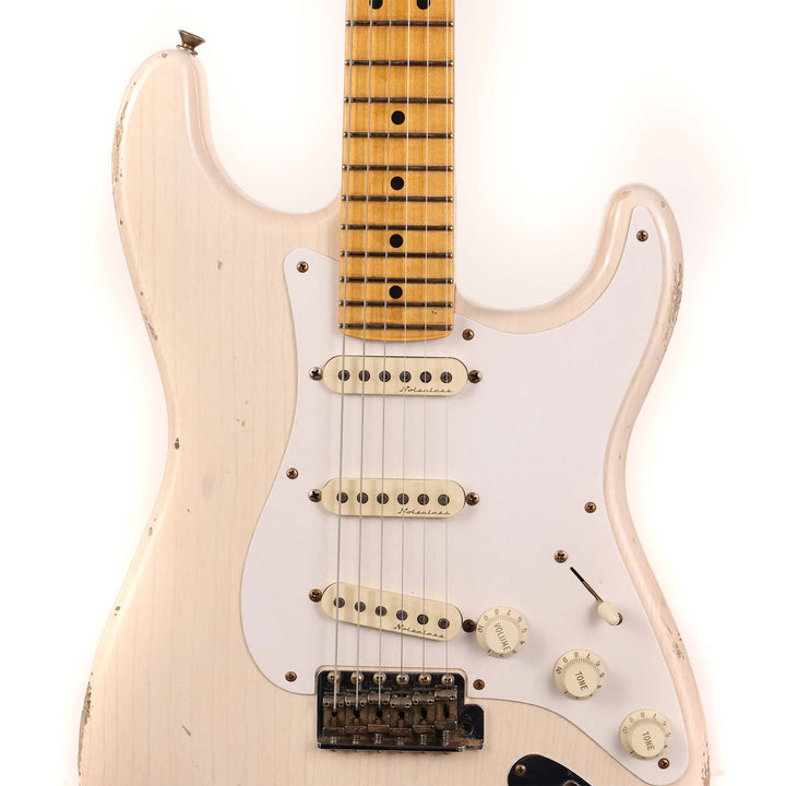 Fender Custom Shop Eric Clapton Stratocaster Masterbuilt Todd Krause Journeyman Relic Aged White Blonde