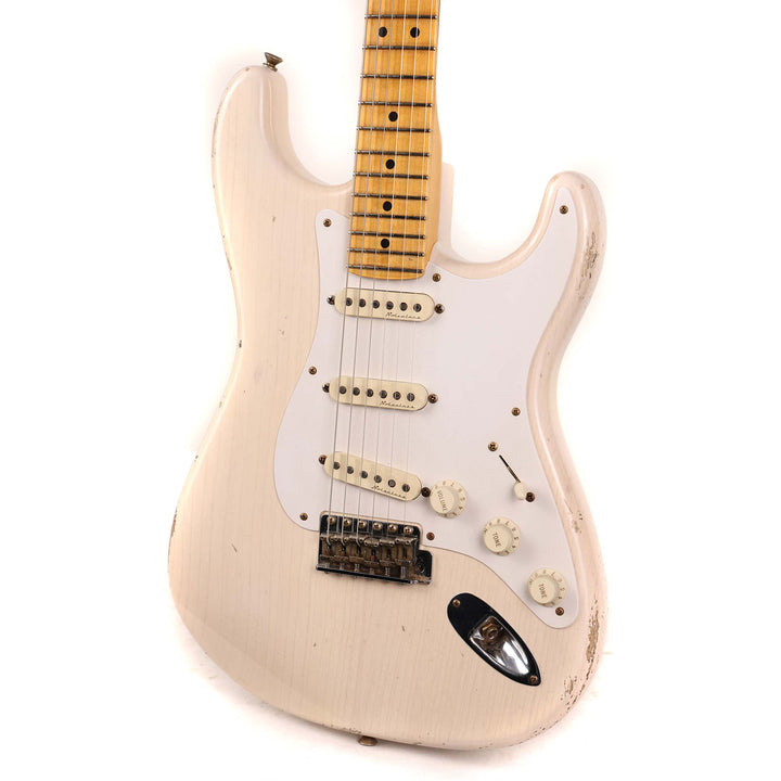 Fender Custom Shop Eric Clapton Stratocaster Masterbuilt Todd Krause Journeyman Relic Aged White Blonde