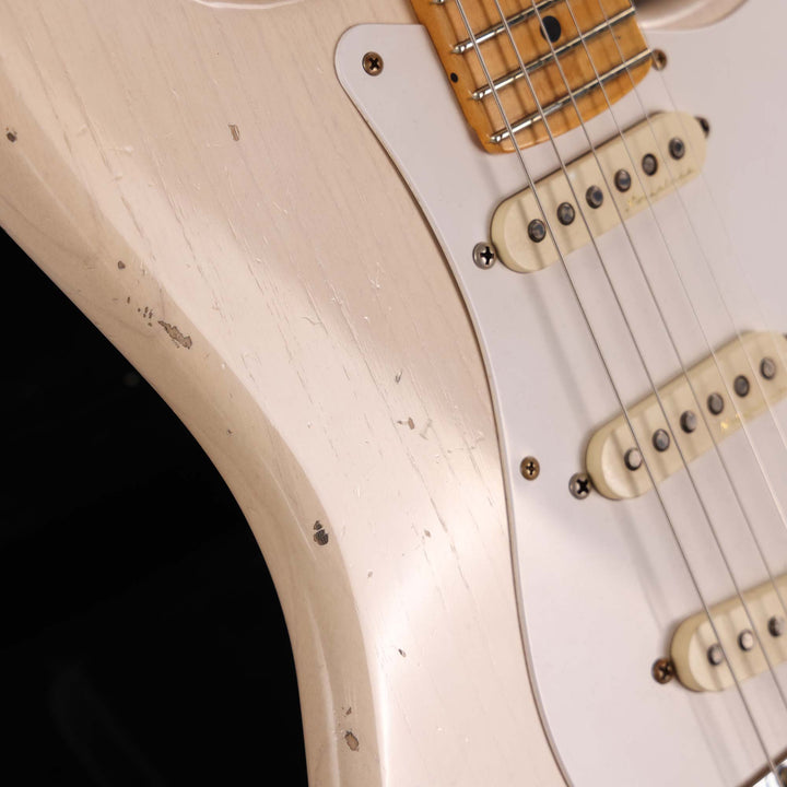 Fender Custom Shop Eric Clapton Stratocaster Masterbuilt Todd Krause Journeyman Relic Aged White Blonde