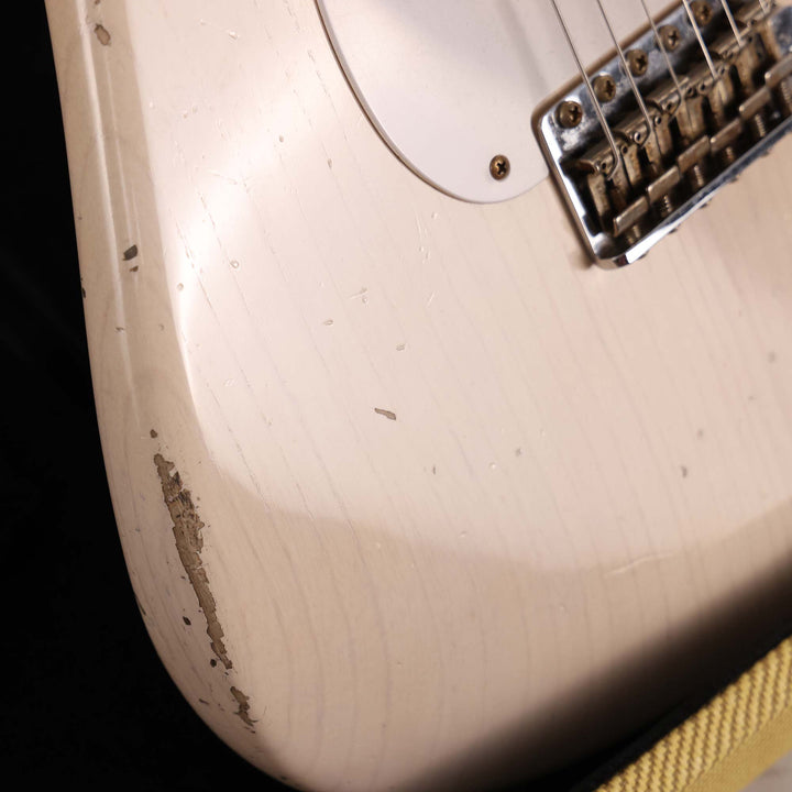 Fender Custom Shop Eric Clapton Stratocaster Masterbuilt Todd Krause Journeyman Relic Aged White Blonde