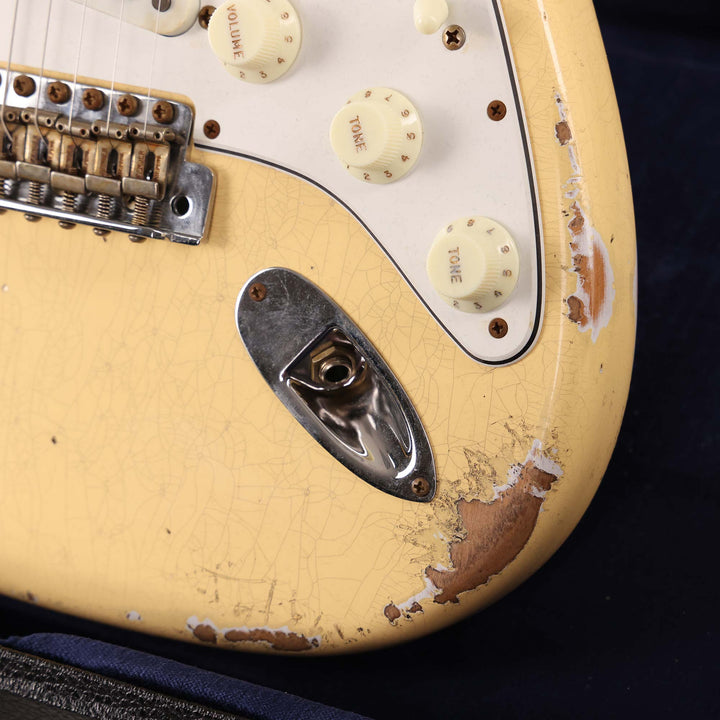 Fender Custom Shop Yngwie Malmsteen Signature Stratocaster Neo Relic Vintage White Music Zoo Exclusive