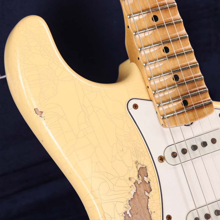 Fender Custom Shop Yngwie Malmsteen Signature Stratocaster Neo Relic Vintage White Music Zoo Exclusive