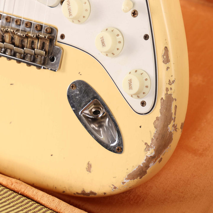 Fender Custom Shop Yngwie Malmsteen Signature Stratocaster Neo Relic Vintage White Music Zoo Exclusive