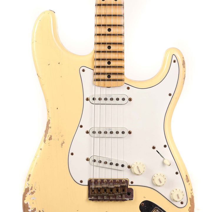 Fender Custom Shop Yngwie Malmsteen Signature Stratocaster Neo Relic Vintage White Music Zoo Exclusive
