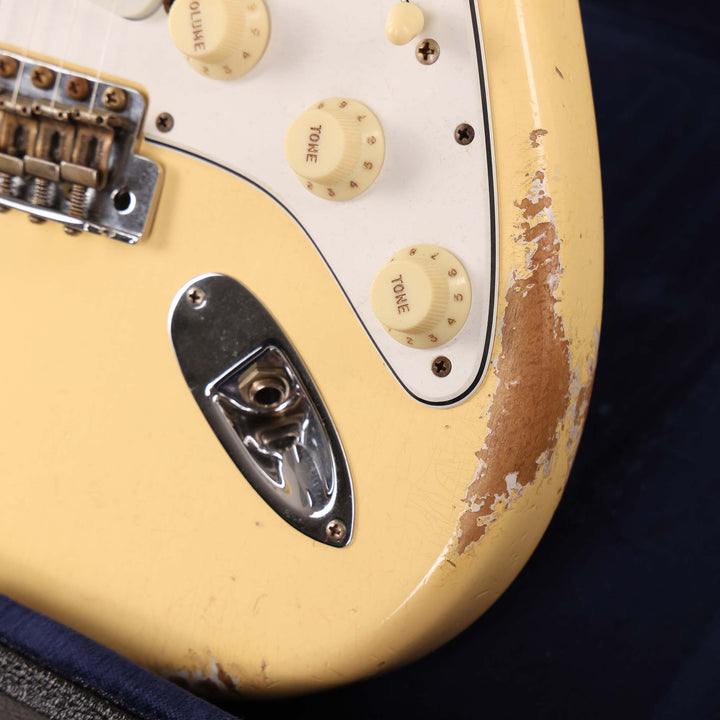 Fender Custom Shop Yngwie Malmsteen Signature Stratocaster Neo Relic Vintage White Music Zoo Exclusive