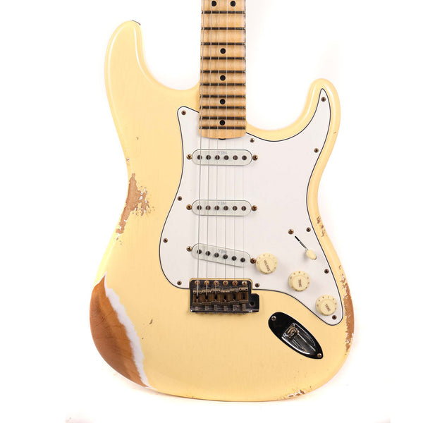 Fender Custom Shop Yngwie Malmsteen Signature Stratocaster Neo Relic Vintage White Music Zoo Exclusive
