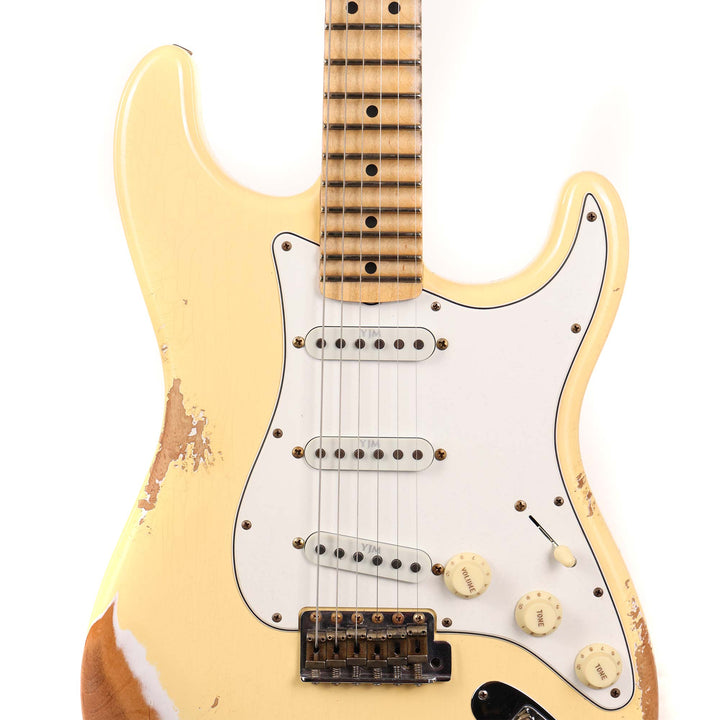Fender Custom Shop Yngwie Malmsteen Signature Stratocaster Neo Relic Vintage White Music Zoo Exclusive