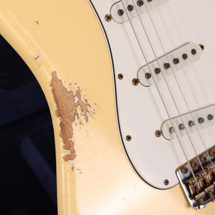 Fender Custom Shop Yngwie Malmsteen Signature Stratocaster Neo Relic Vintage White Music Zoo Exclusive