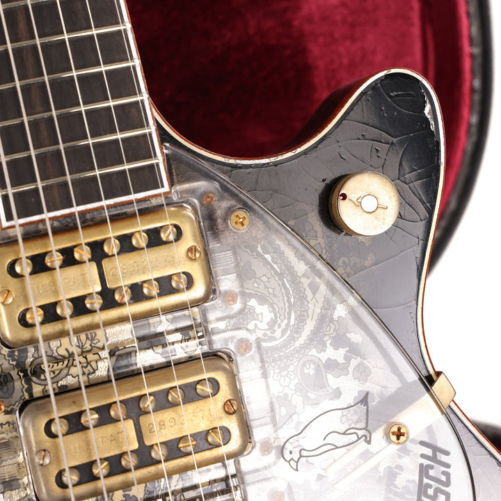 Gretsch Custom Shop G6134-59 Penguin Black Paisley Heavy Relic Masterbuilt Gonzalo Madrigal