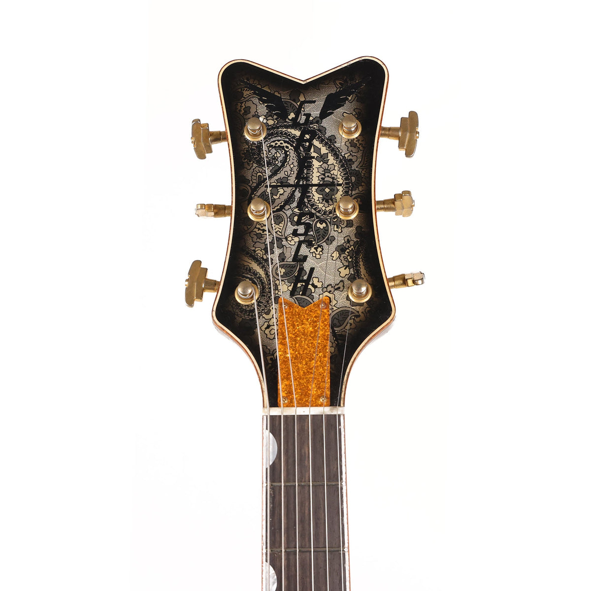 Gretsch Custom Shop G6134-59 Penguin Black Paisley Heavy Relic Masterbuilt Gonzalo Madrigal — 6