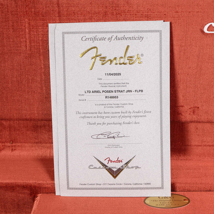 Fender Custom Shop Ariel Posen Stratocaster Limited Edition Faded Lake Placid Blue