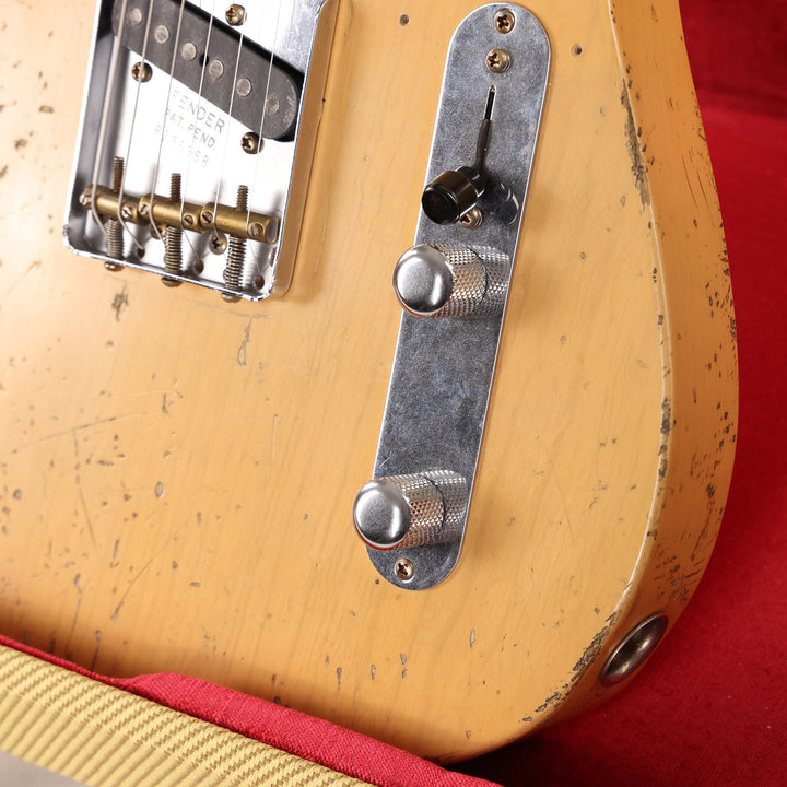 Fender Custom Shop 1951 Nocaster Masterbuilt Hacksaw Relic Jason Smith Super Faded Aged Vintage Blonde