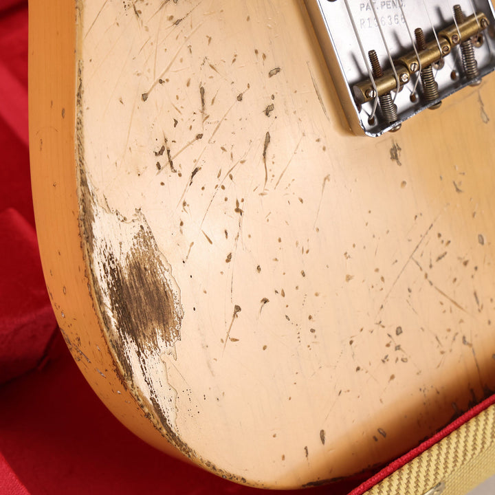 Fender Custom Shop 1951 Nocaster Masterbuilt Hacksaw Relic Jason Smith Super Faded Aged Vintage Blonde