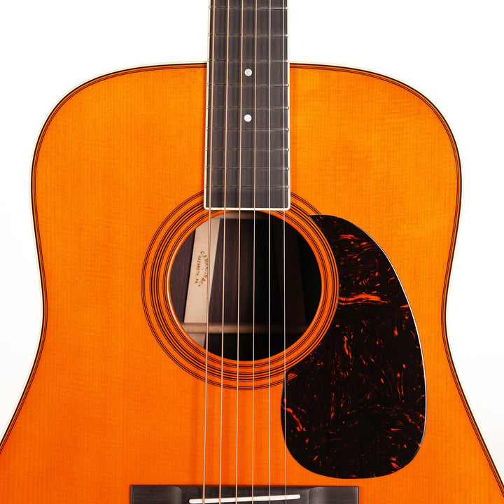 Martin Custom Shop Style 35 Dreadnought Music Zoo Exclusive Vintage Tangerine