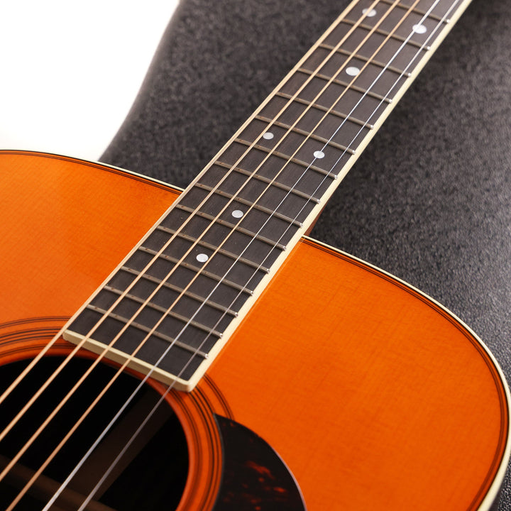 Martin Custom Shop Style 35 Dreadnought Music Zoo Exclusive Vintage Tangerine