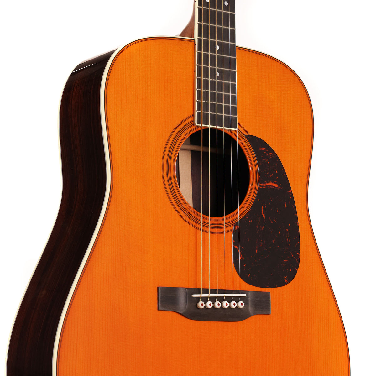 Martin Custom Shop Style 35 Dreadnought Music Zoo Exclusive Vintage Tangerine — 3
