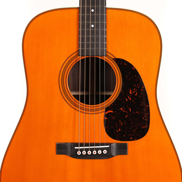 Martin Custom Shop Dreadnought Style 28 Music Zoo Exclusive Vintage Tangerine