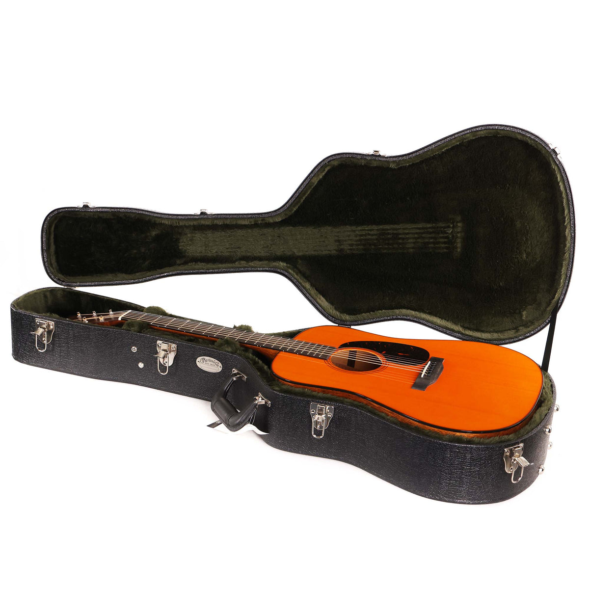 Martin Custom Shop Dreadnought Style 18 Music Zoo Exclusive Vintage Tangerine — 11