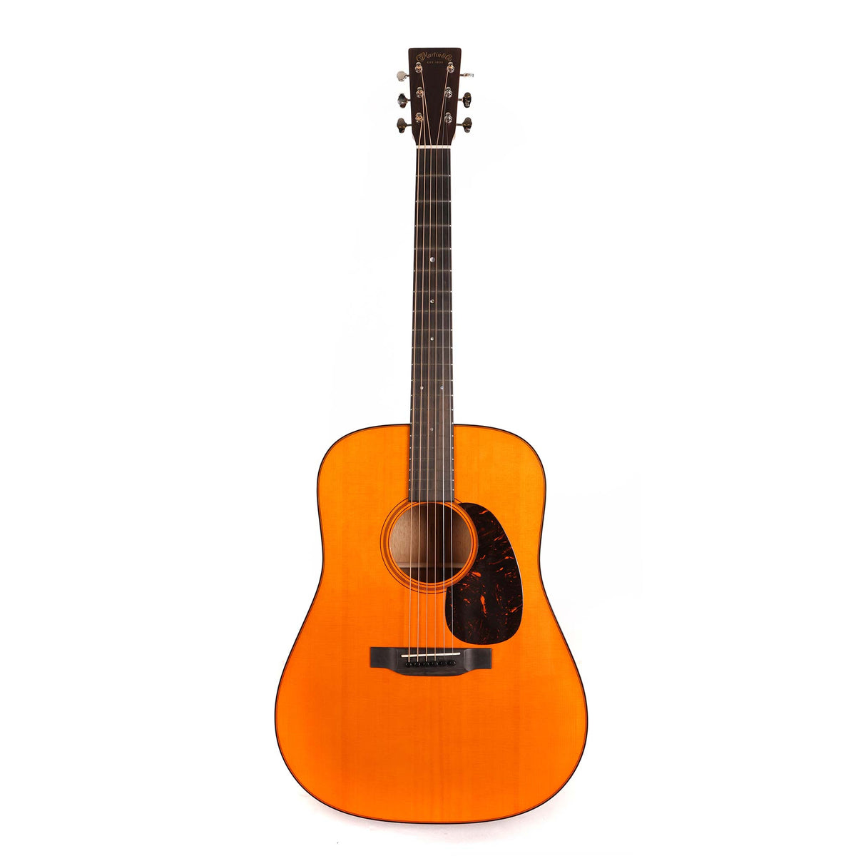 Martin Custom Shop Dreadnought Style 18 Music Zoo Exclusive Vintage Tangerine — 2