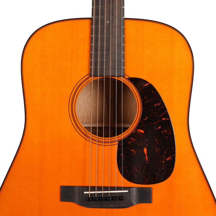 Martin Custom Shop Dreadnought Style 18 Music Zoo Exclusive Vintage Tangerine