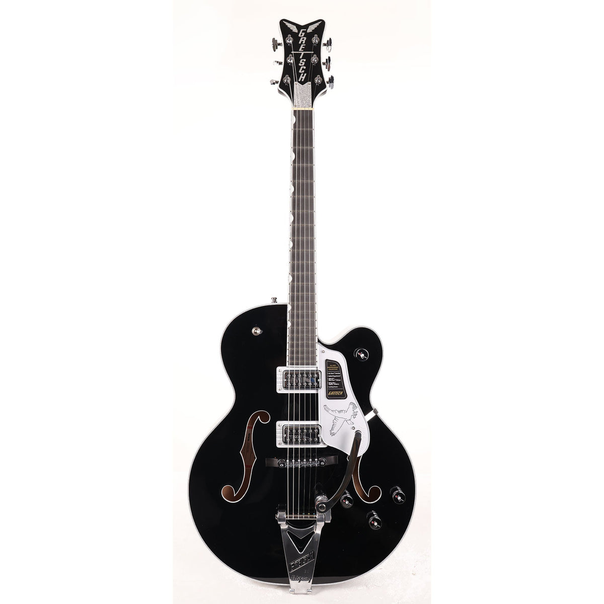 Gretsch Falcon Hollowbody with String-Thru Bigsby Black 2025 — 2