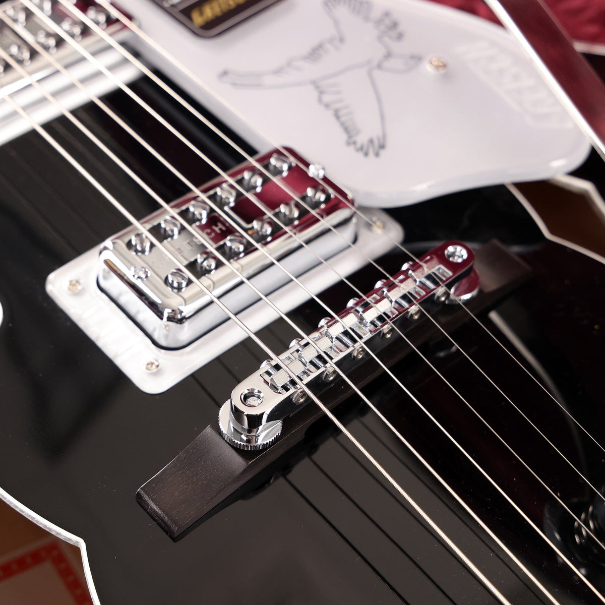 Gretsch Falcon Hollowbody with String-Thru Bigsby Black 2025 — 7