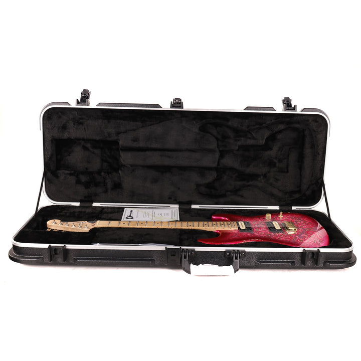 Charvel Custom Shop San Dimas Nitro Aged Relic Pink Paisley