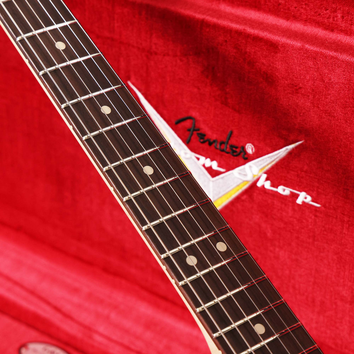 Fender Custom Shop ZF Stratocaster NOS Faded Fiesta Red — 7