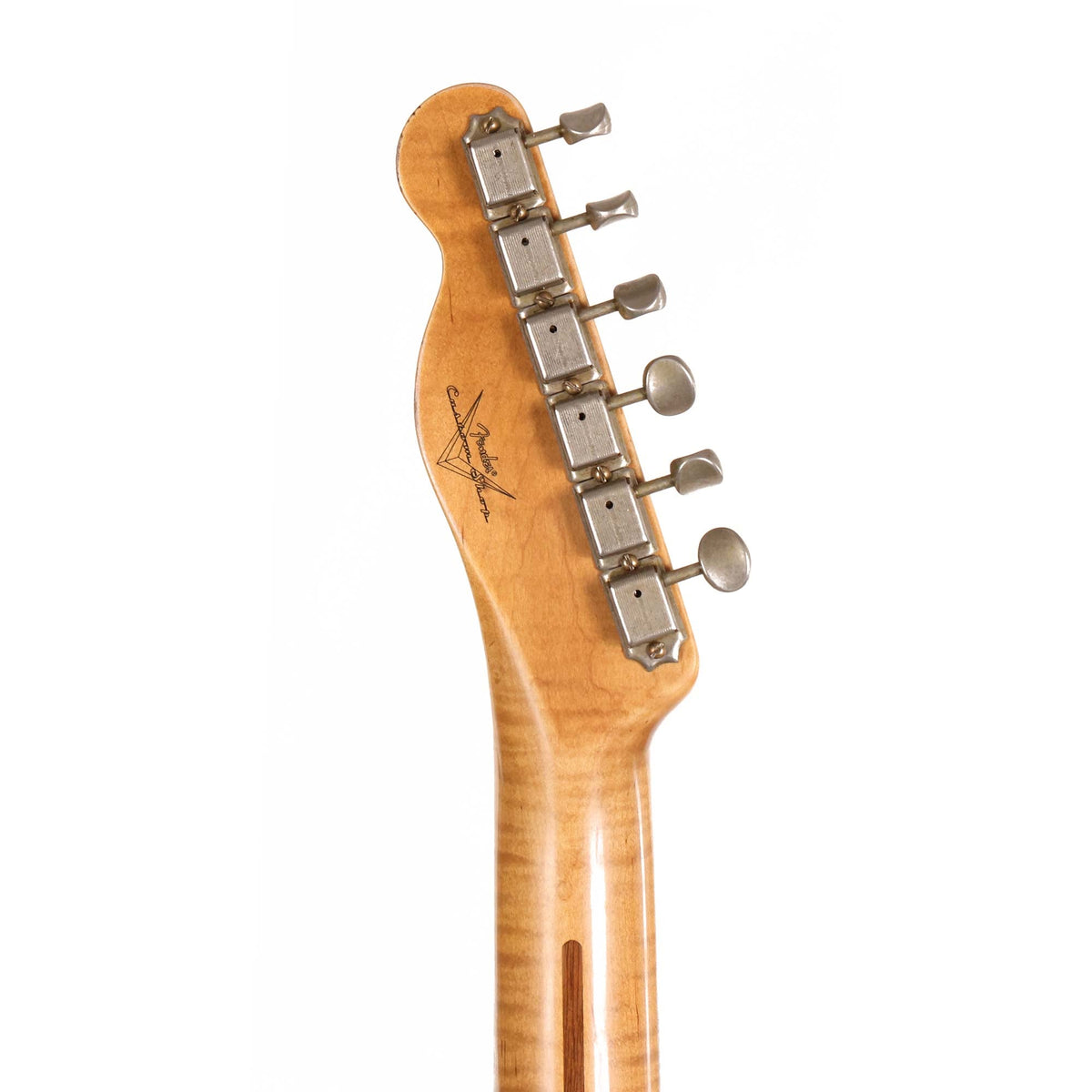 Fender Custom Shop Double Esquire Special Relic Aged Silver Sparkle and Black — 15