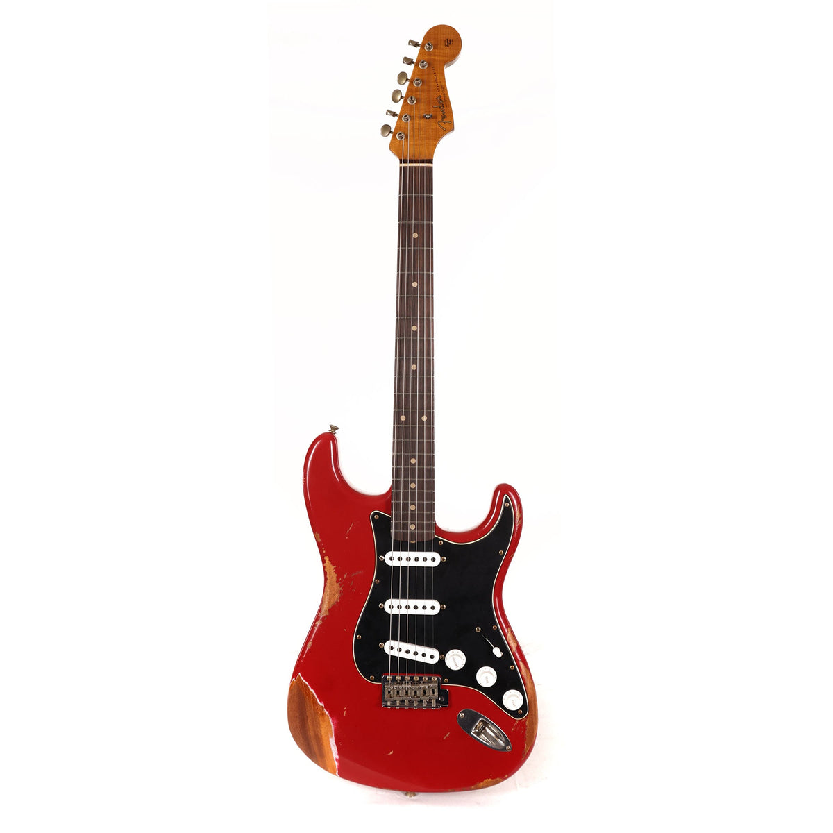 Fender Custom Shop '60s Mahogany Stratocaster Heavy Relic Dakota Red — 2