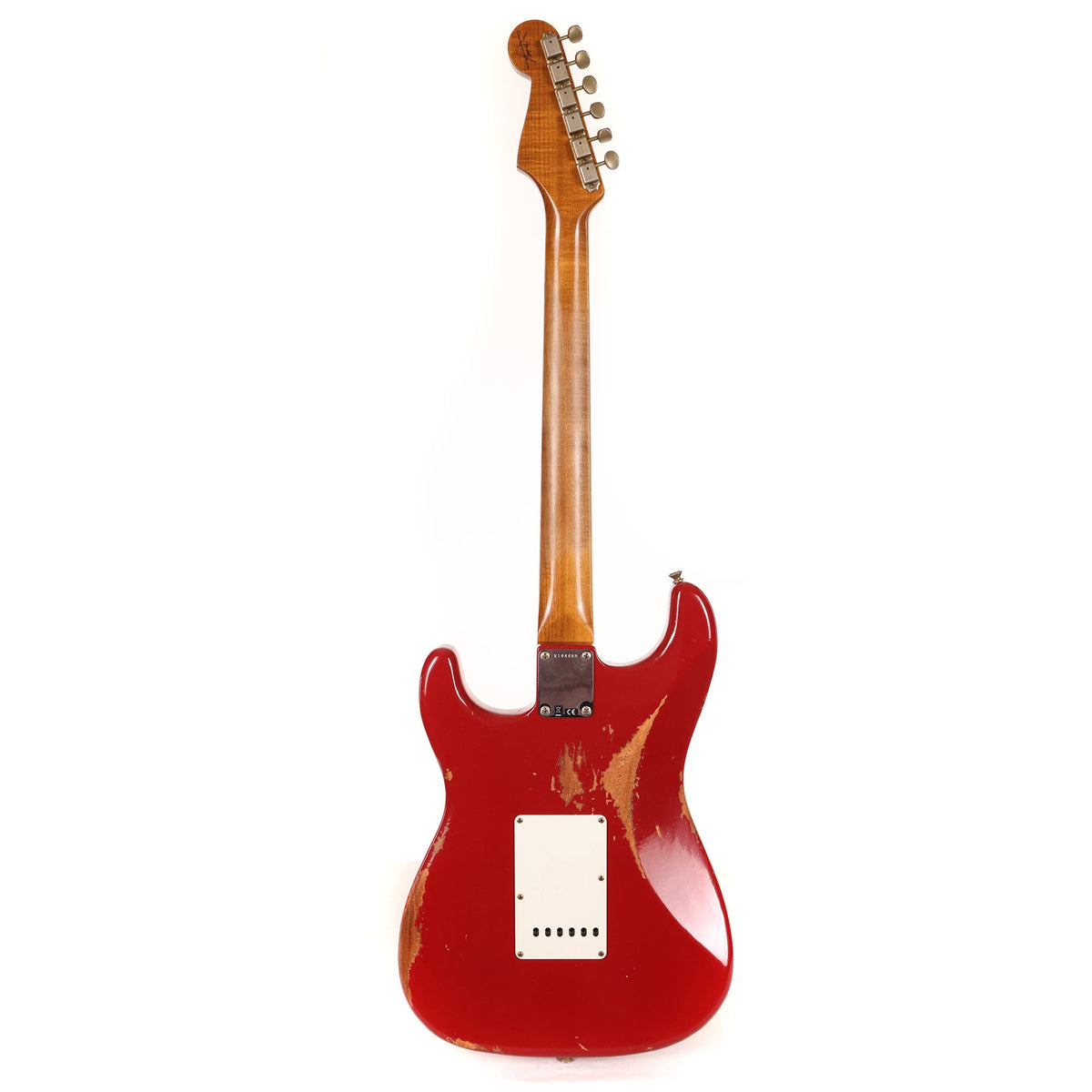 Fender Custom Shop '60s Mahogany Stratocaster Heavy Relic Dakota Red — 3