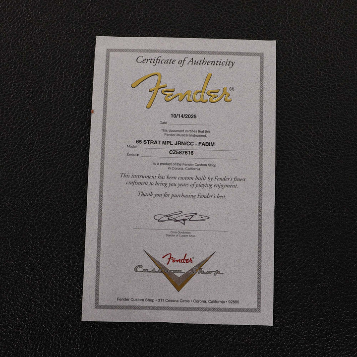 Fender Custom Shop 1965 Stratocaster Journeyman Relic Faded Aged Ice Blue Metallic