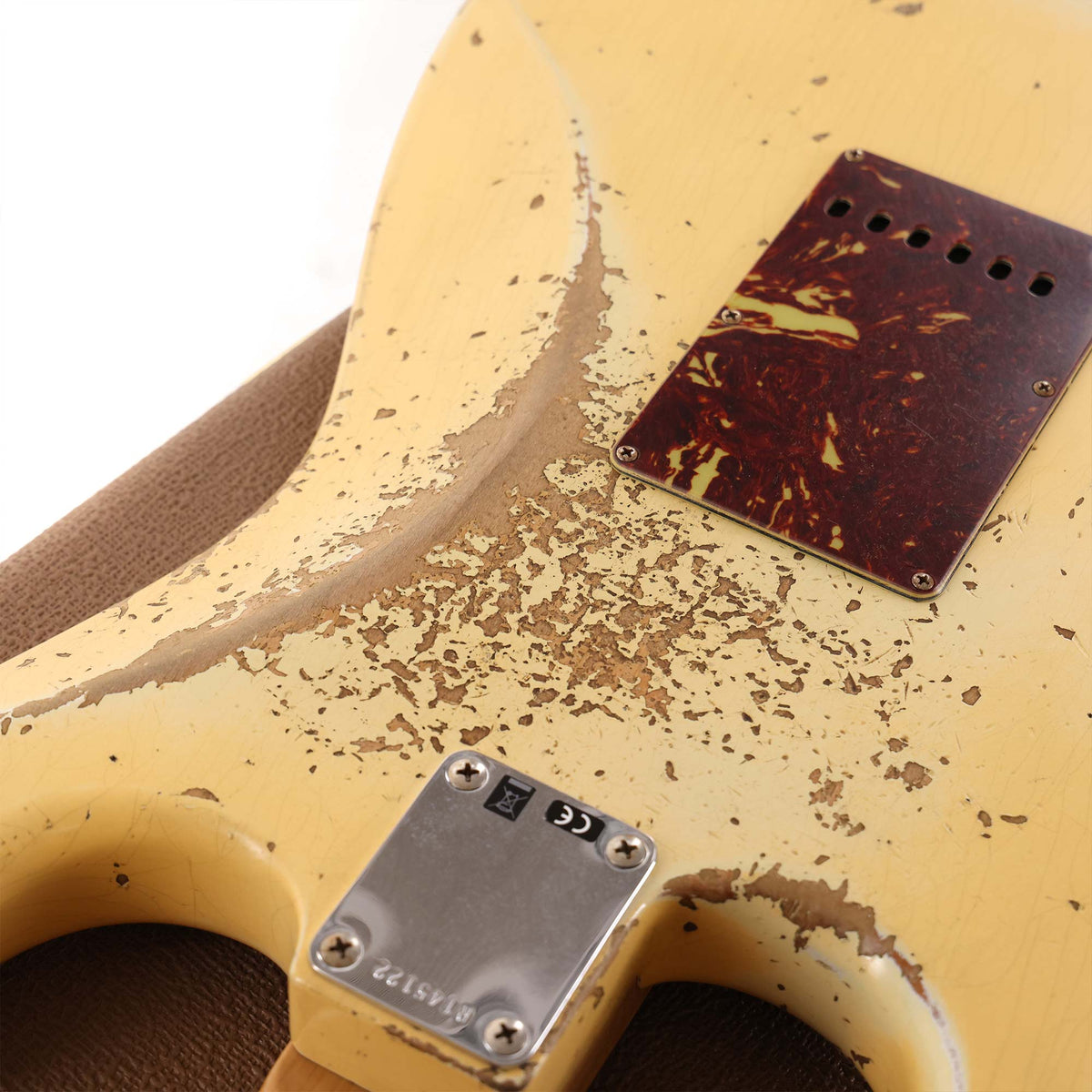 Fender Custom Shop NoNeck Stratocaster Relic Aged Vintage White — 13