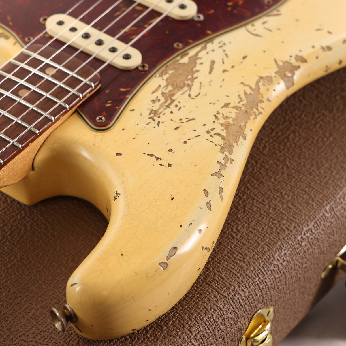 Fender Custom Shop NoNeck Stratocaster Relic Aged Vintage White — 6