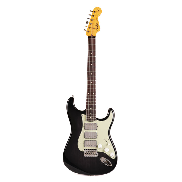 Fender Custom Shop Triple Humbucker Stratocaster NOS Ebony Transparent & Bare Knuckles