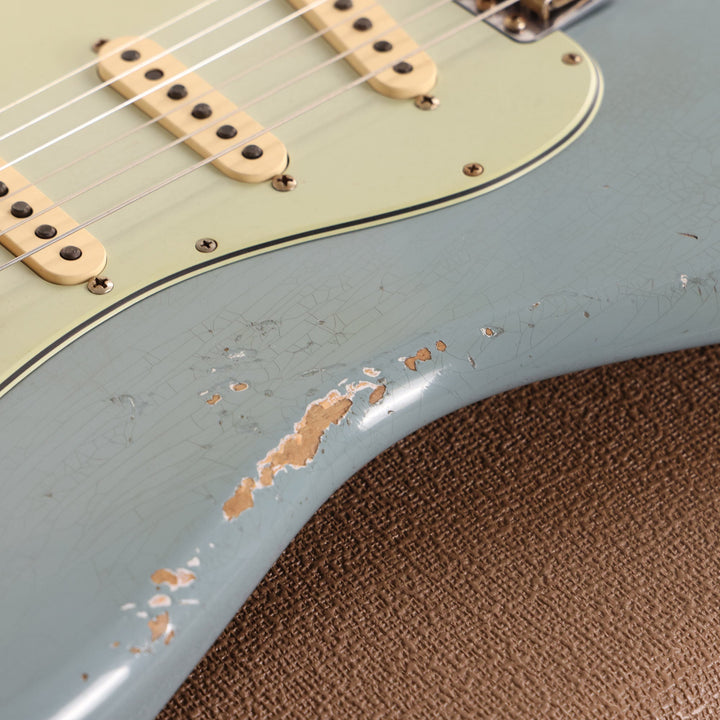 Fender Custom Shop NoNeck Stratocaster Heavy Relic Sonic Gray Music Zoo Exclusive