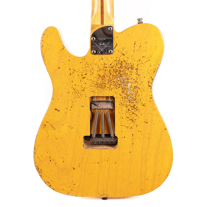 Fender Custom Shop ZF Telecaster Heavy Relic Butterscotch Blonde