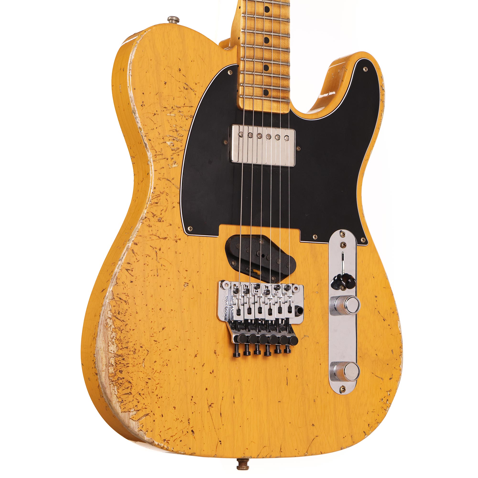 ★Custom HardRelic Blond Telecaster★ Fender Custom Shop ZF Telecaster Heavy Relic Butterscotch Blonde