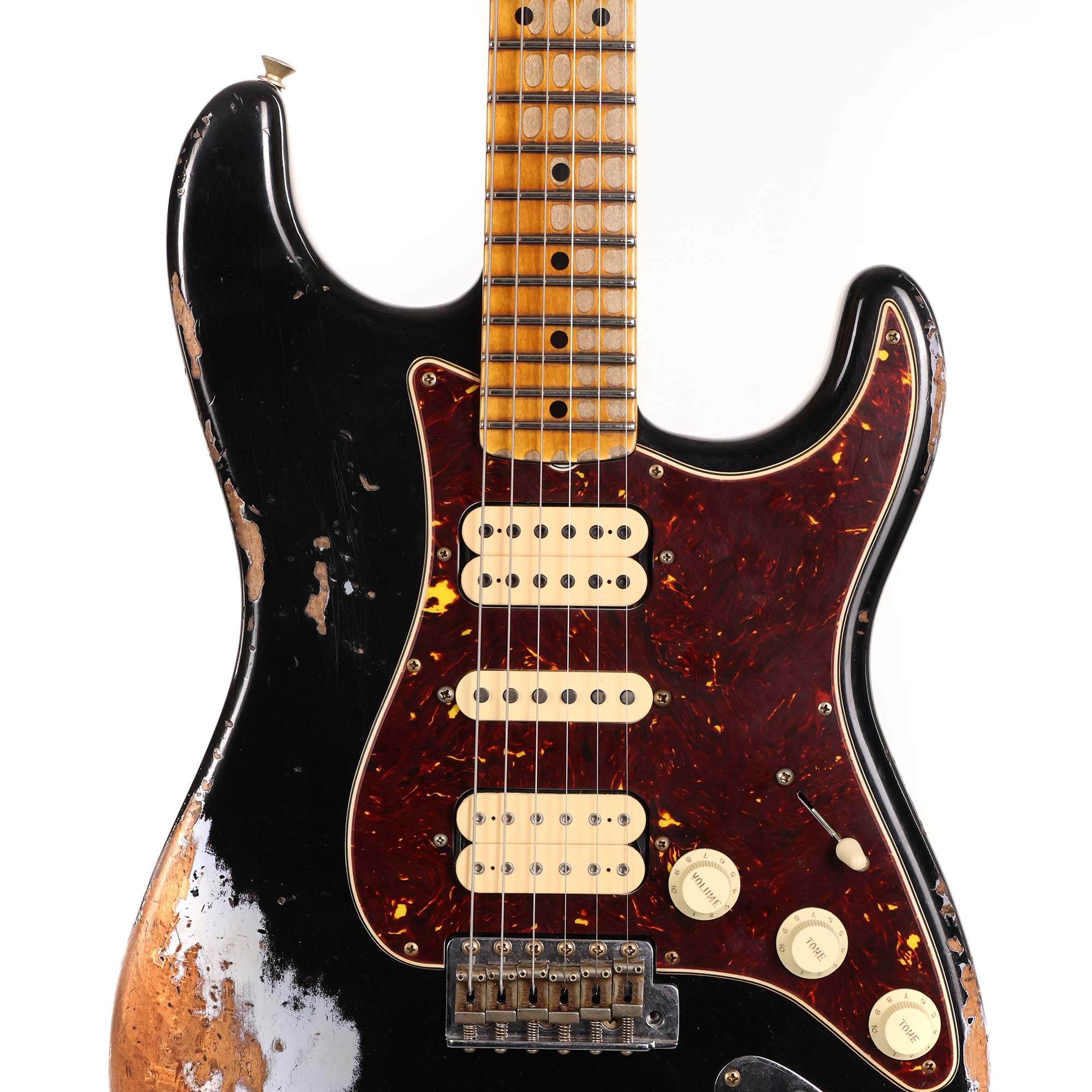 Fender Custom Shop HSH '57 Stratocaster Heavy Relic Black | The