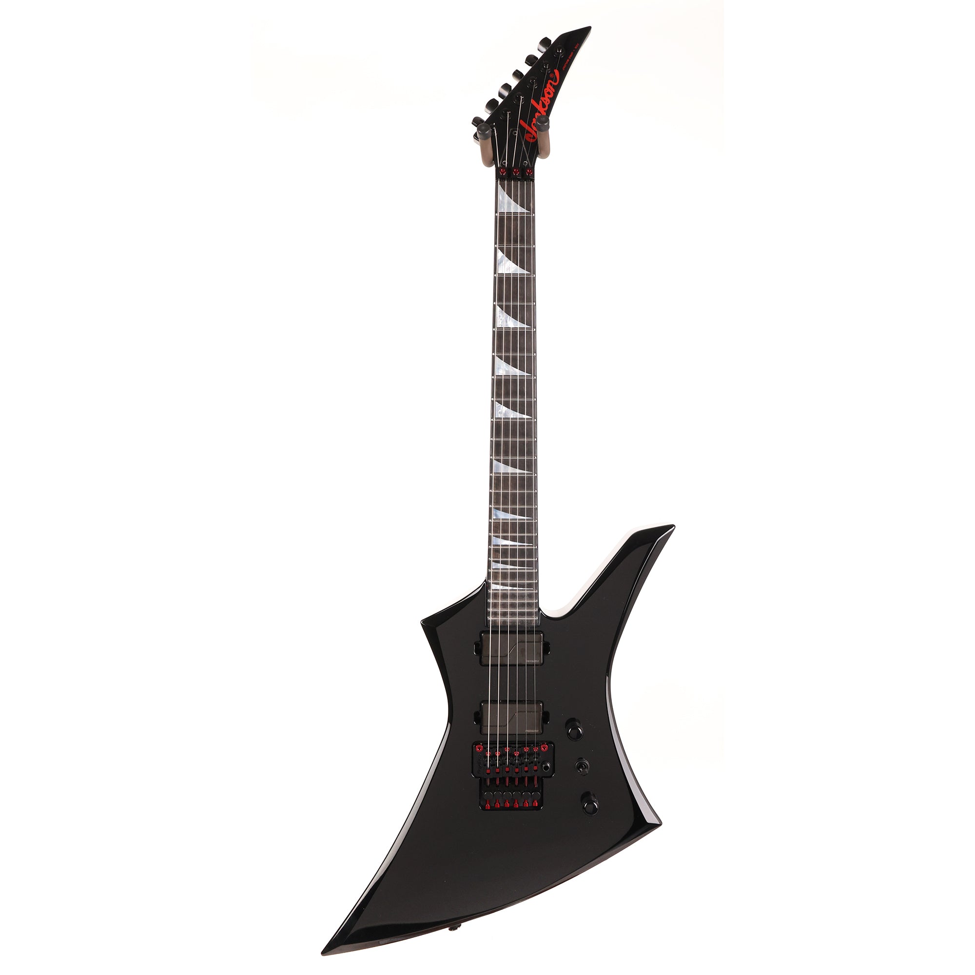 Jackson Custom Shop Kelly KE2 Black and Red | The Music Zoo