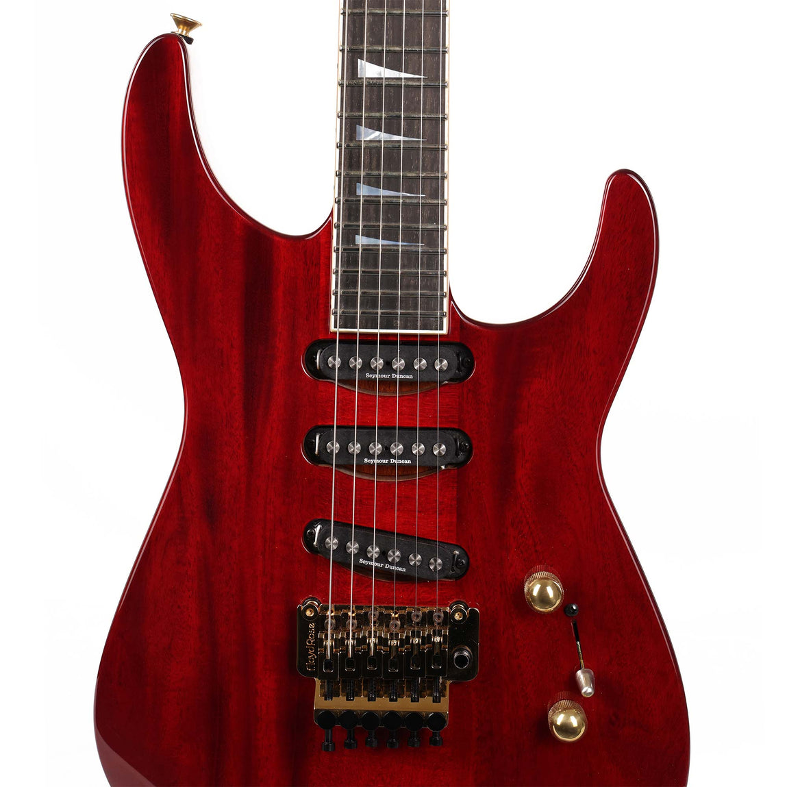 Jackson Custom Shop SL2H-V SSS Soloist Trans Red Music Zoo
