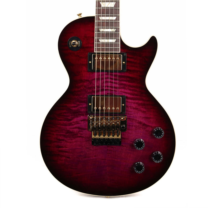 Gibson Custom Shop Dealer Select Les Paul Axcess Standard Floyd Figured Tri Berry Gloss