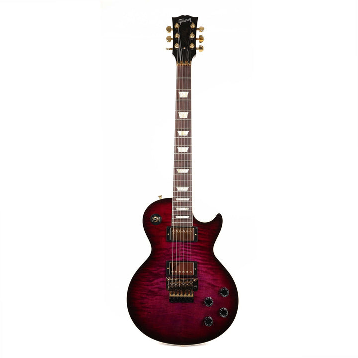 Gibson Custom Shop Dealer Select Les Paul Axcess Standard Floyd Figured Tri Berry Gloss