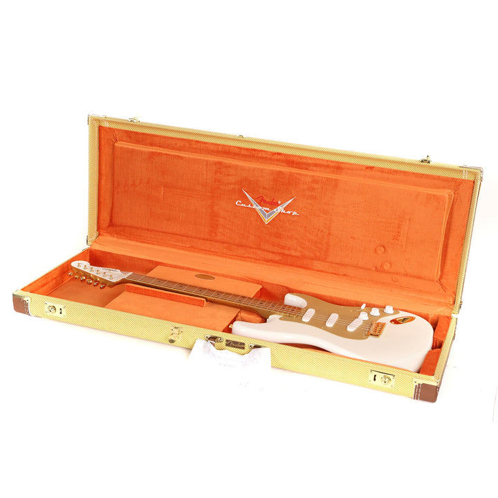 Fender Custom Shop 1959 Stratocaster Olympic White and HLE Gold