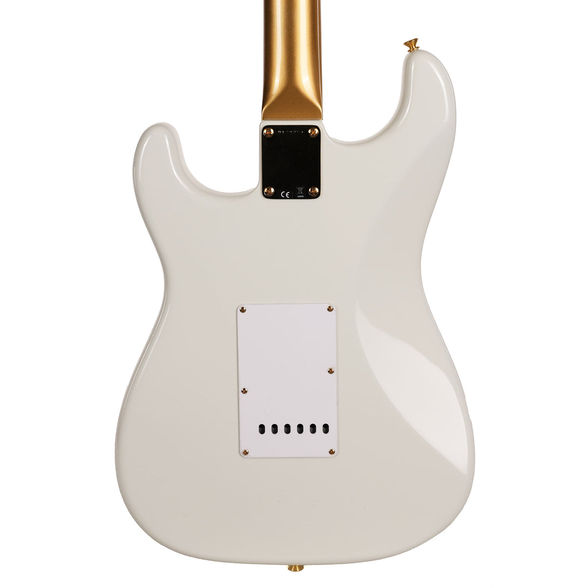 Fender Custom Shop 1959 Stratocaster Olympic White and HLE Gold — 6